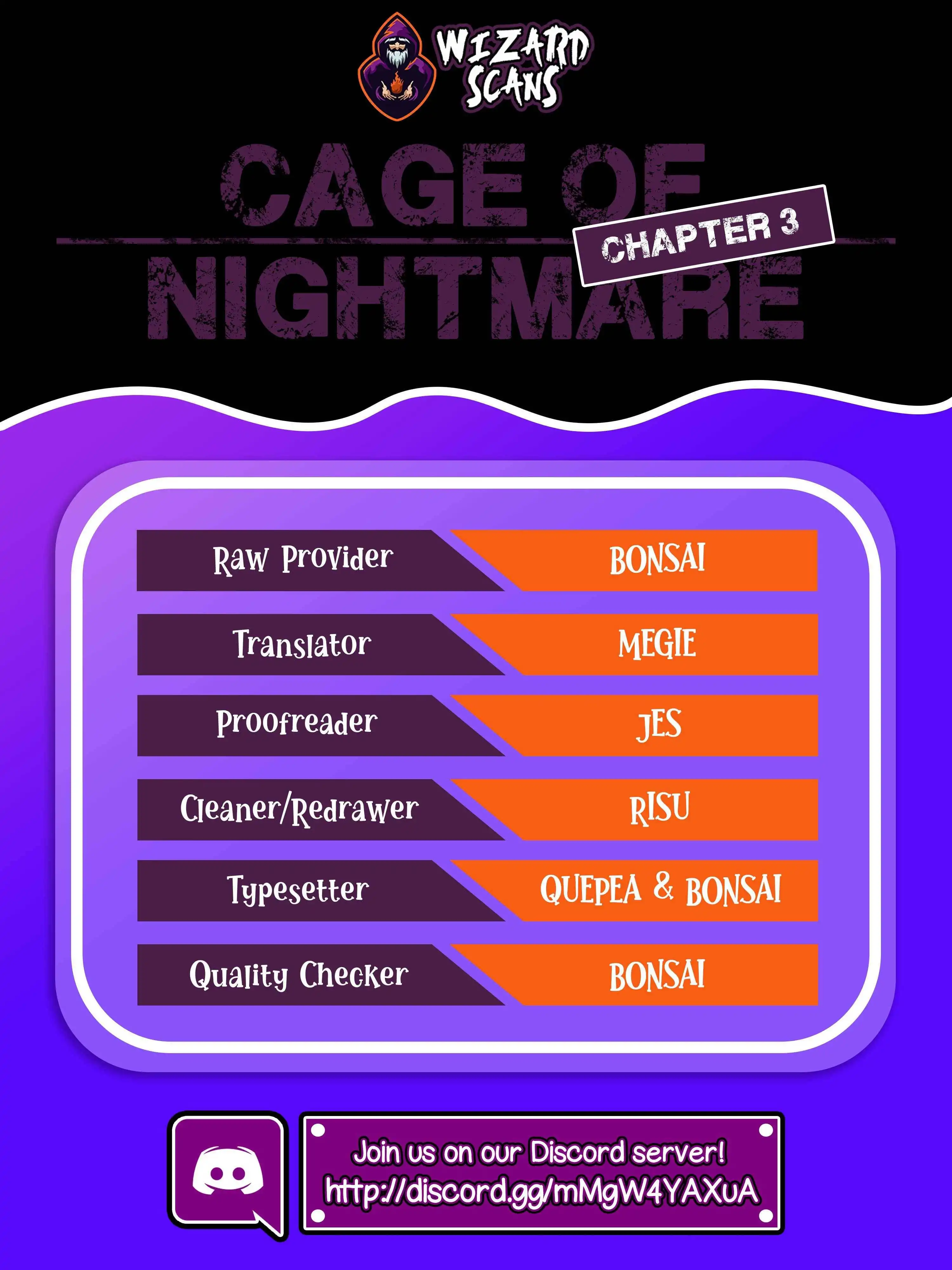 Cage of Nightmare Chapter 3 1